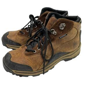 Timberland Men's Tan and Black Hiking Boots